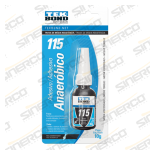 Imagen de TRABA ROSCAS BMT 115 TEKBOND 10G TUBO APLICADOR BLISTER AZUL