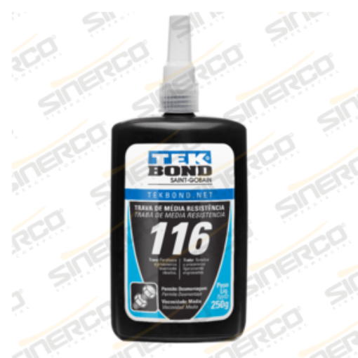 Imagen de TRABA ROSCAS AMT 116 TEKBOND 250G TUBO APLICADOR AZUL
