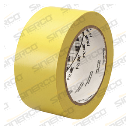 Imagen de CINTA DE MARCAJE AMARILLO .076X33M (3")CJA C/12PZA