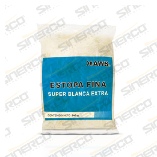 Imagen de ESTOPA SUPER BLANCA EXTRA 1/2KG 100 BOLSAS