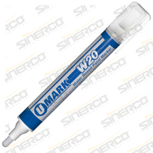 Imagen de MARCADOR W20 U-MARK PLATA BASE AGUA 10ML