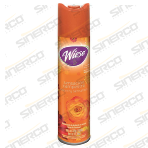 Imagen de WIESE   AROMATIZANTE EN AEROSOL  WIESE 323G / 400ML CODIGO DE BARRAS 7501821511100 AROMA SENSACIÓN CAMPESTRE      