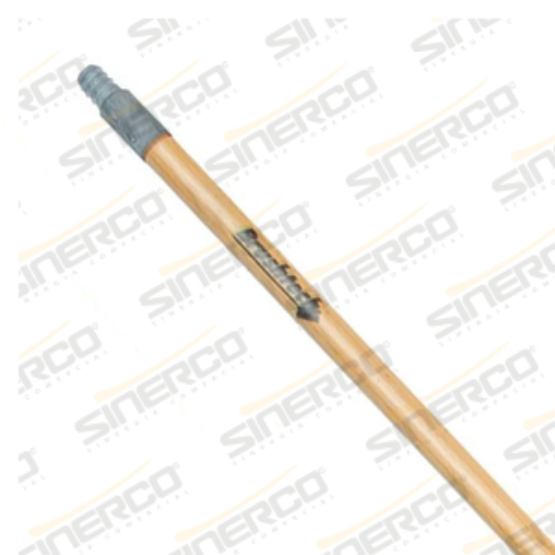 Imagen de CASTOR 1904 BASTON MADERA 7/8"X1.20 PUNTA METALICA ROSCA 3/4"