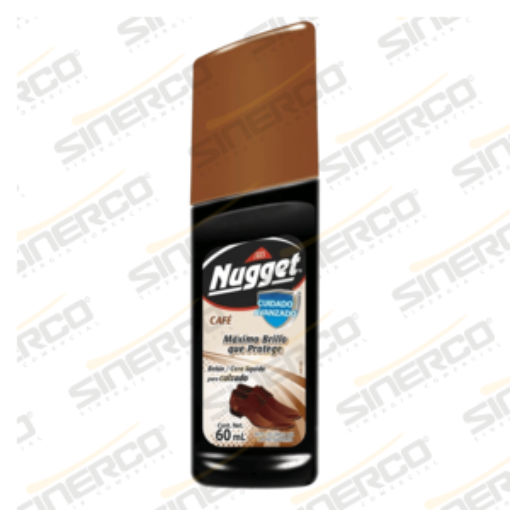 Imagen de NUGGET CERA LIQUIDA CAFÉ C/TEFLÓN 60 ML