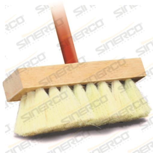 Imagen de CEPILLO IXTLE ARTESANAL 10" BASTON METALICO 1.20M