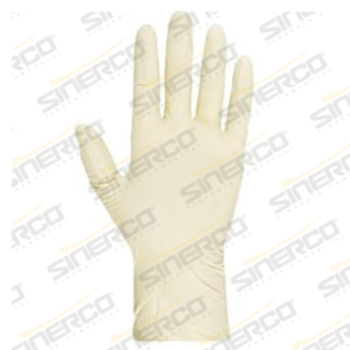 Imagen de GUANTE LATEX DESECHABLE LIBRE DE POLVO TALLA GDE