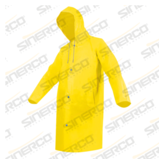 Imagen de GABARDINA IMPERMEABLE LARGA AMARILLA TXXG