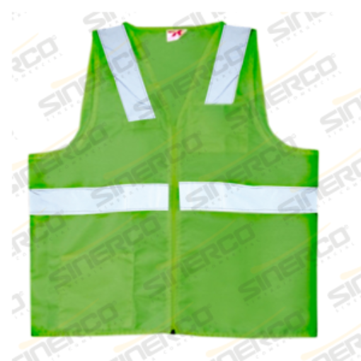 Imagen de CHALECO ALTA VISIBILIDAD VERDE TALLA "XXL"